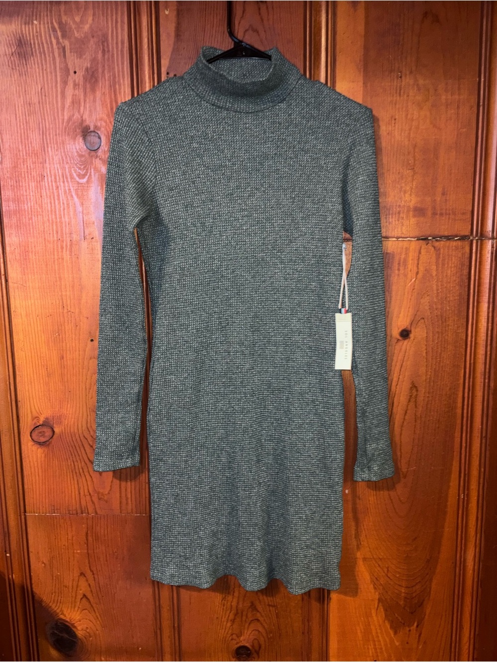 Anthropology Thermal Long Sleeve Dress